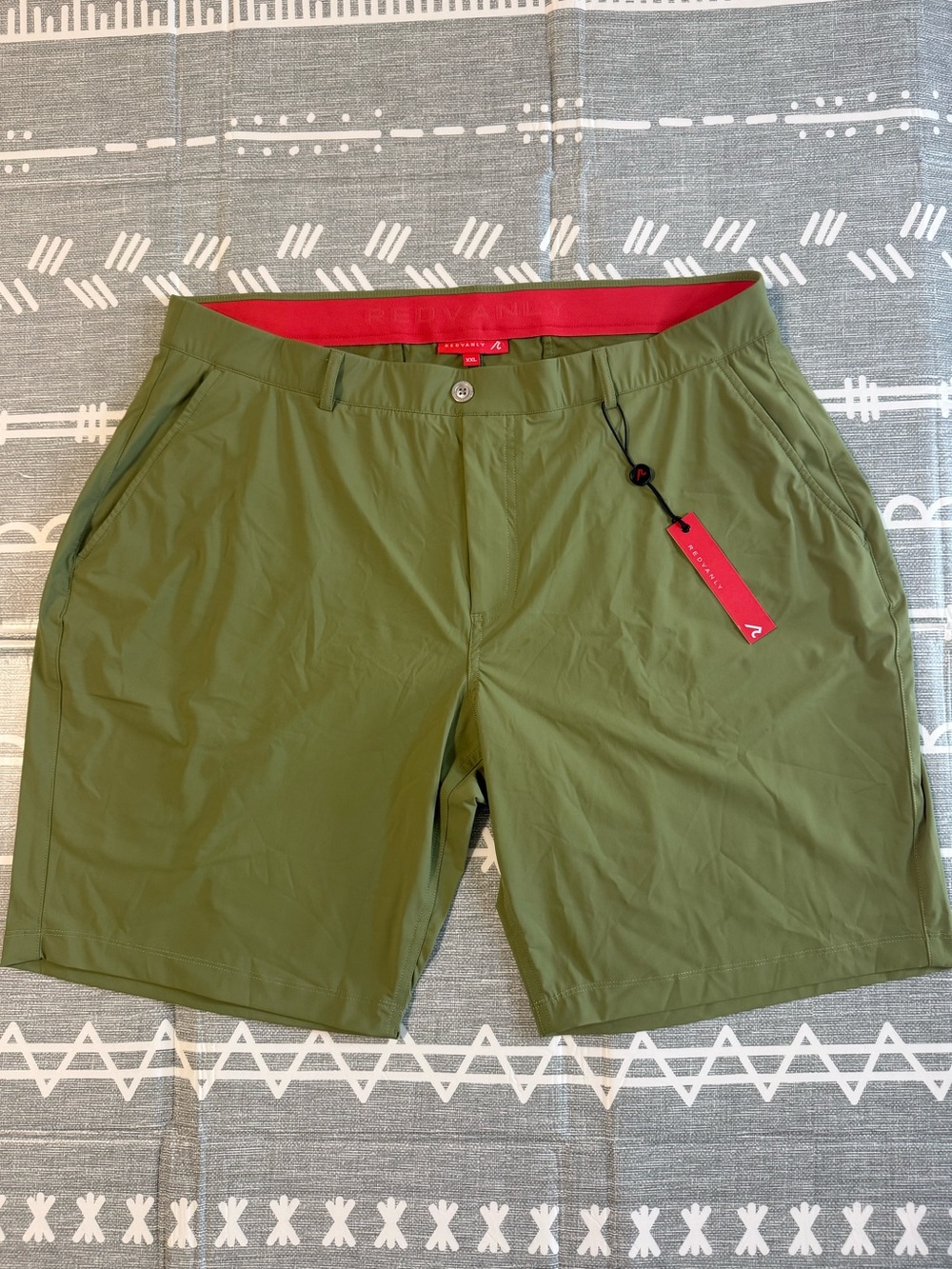 Redvanly Hanover Pull-On Shorts in Calliste Green XXL